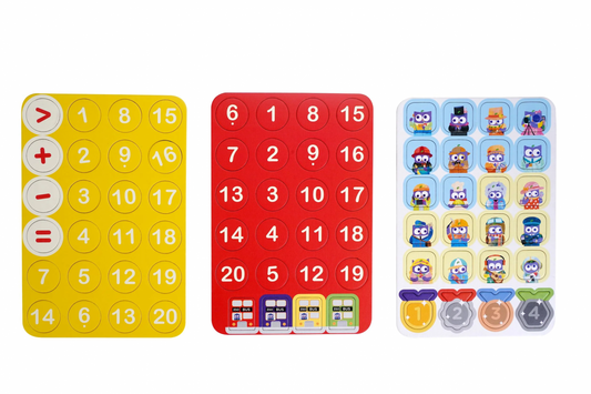 Joc educativ 2 in 1 - Autobuzul Matematic - mierEdu
