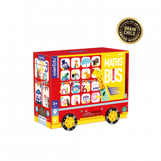 Joc educativ 2 in 1 - Autobuzul Matematic - mierEdu - Publisol.ro