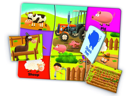 Joc educativ edupuzzle engleza pentru prescolari, Trefl - Publisol.ro