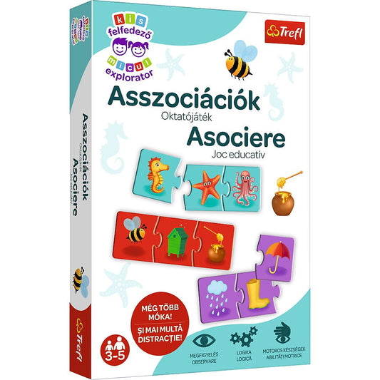 Joc educativ invata prin asociere micul explorator, Trefl - Publisol.ro