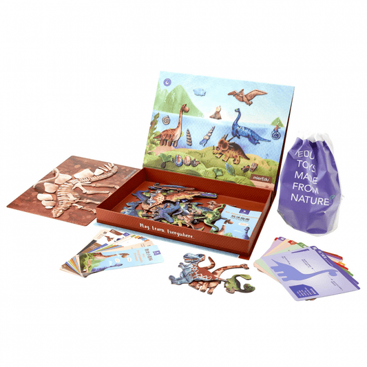 Joc educativ magnetic - Totul despre Dinozauri - mierEdu - Publisol.ro