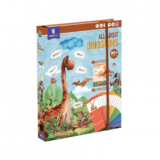 Joc educativ magnetic - Totul despre Dinozauri - mierEdu - Publisol.ro