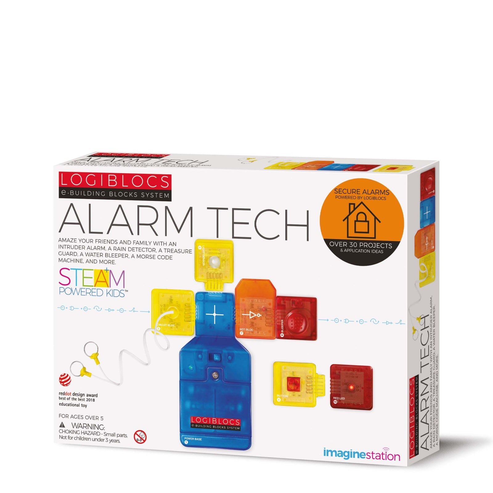 Joc electronic Logiblocs - set Alarm Tech - Imagine Station - Publisol.ro