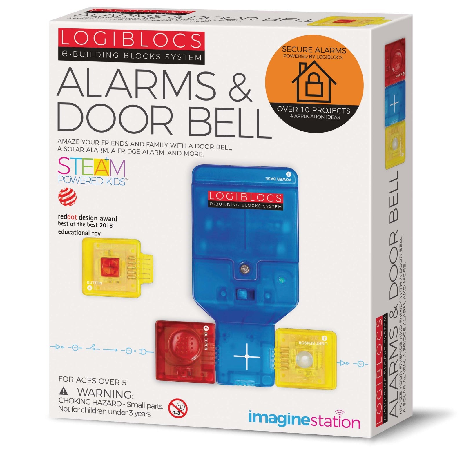 Joc electronic Logiblocs - set Alarma Sonerie - Imagine Station - Publisol.ro