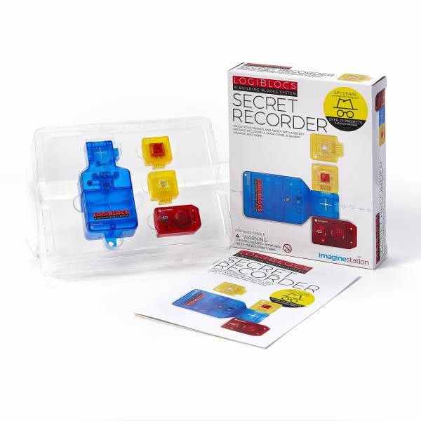 Joc electronic Logiblocs - set Secret Recorder - Imagine Station - Publisol.ro