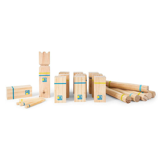 Joc Kubb original din lemn, cu piese mari, BS Toys - Publisol.ro