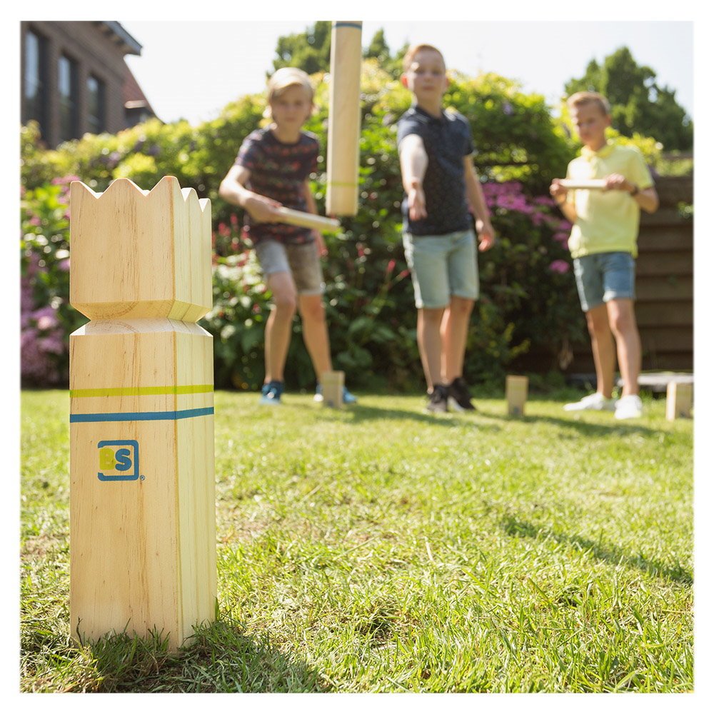 Joc Kubb original din lemn, cu piese mari, BS Toys - Publisol.ro