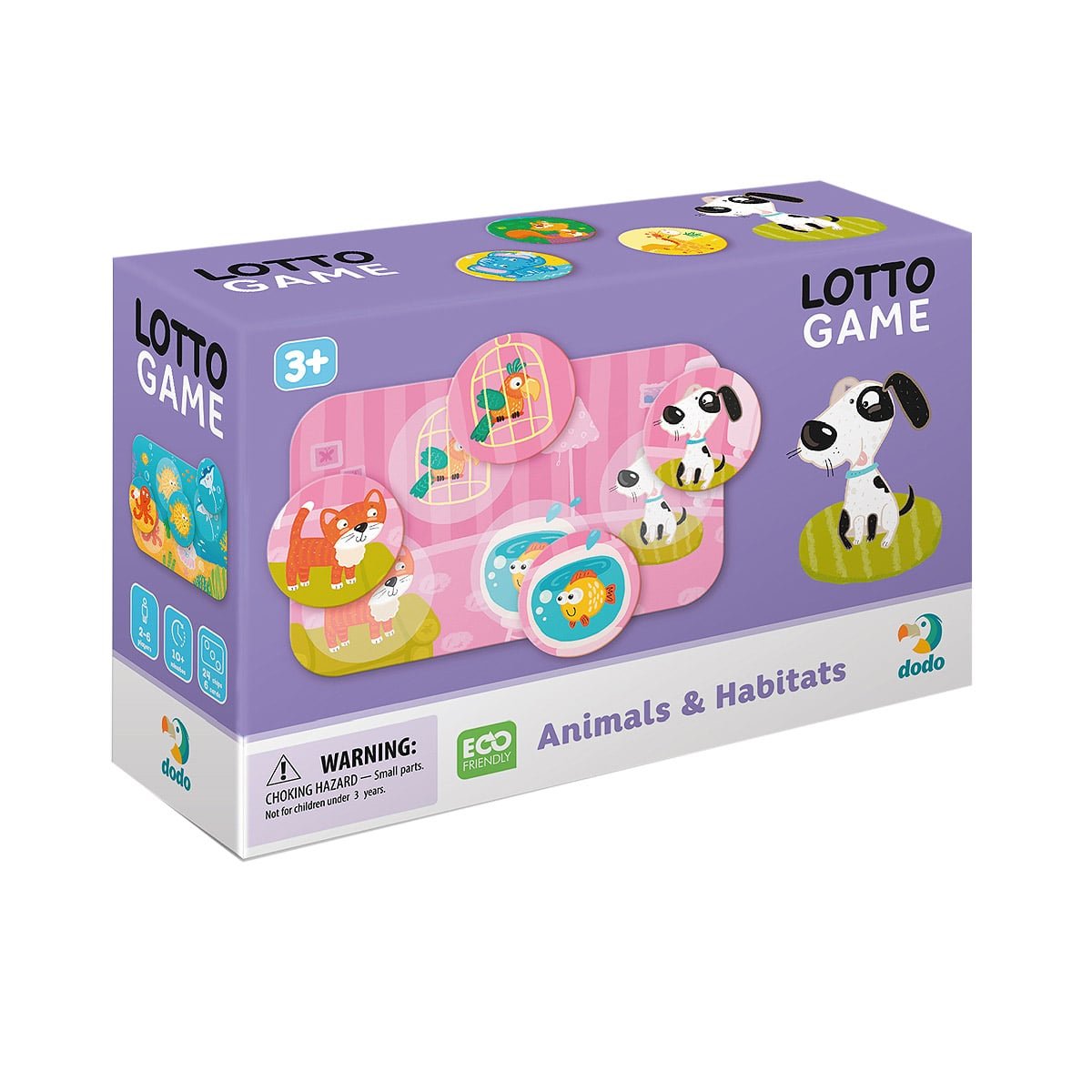 Joc Lotto, Animale si habitatele, Dodo Toys - Publisol.ro