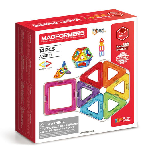 Joc magnetic de constructie Magformers - 14 piese - Publisol.ro