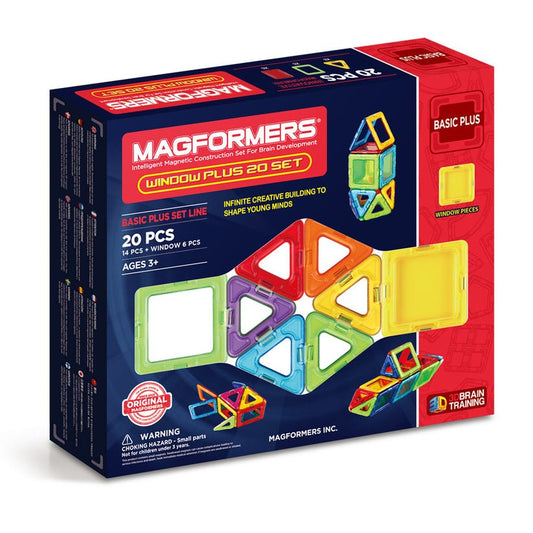 Joc magnetic de constructie Magformers - 20 piese - Publisol.ro