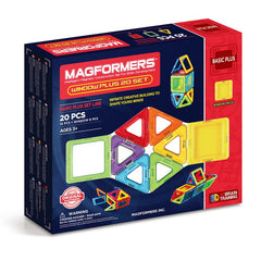 Joc magnetic de constructie Magformers - 20 piese - Publisol.ro