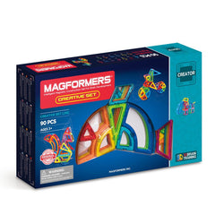 Joc magnetic de constructie Magformers Creative Set - Creativ, 90 piese - Publisol.ro