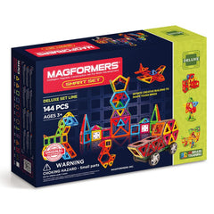 Joc magnetic de constructie Magformers Smart Set - Creaturi Inteligente, 144 piese - Publisol.ro