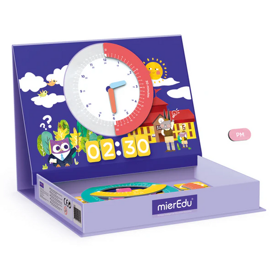 Joc magnetic educativ - Invatam Ceasul - mierEdu