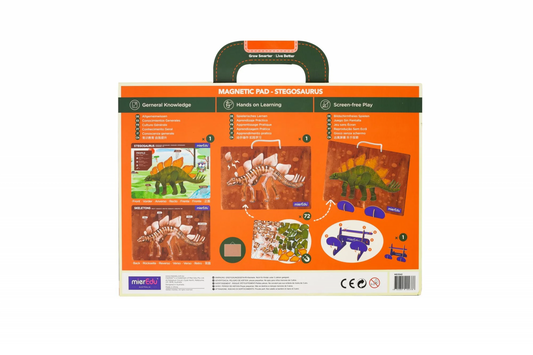 Joc magnetic educativ -Stegosaurus - mierEdu