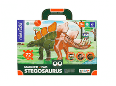 Joc magnetic educativ - Stegosaurus - mierEdu - Publisol.ro