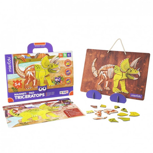 Joc magnetic educativ -Triceraptors - mierEdu