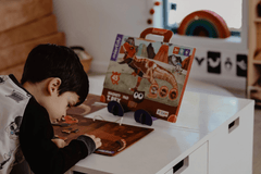 Joc magnetic educativ - Tyrannosaurus Rex - mierEdu - Publisol.ro
