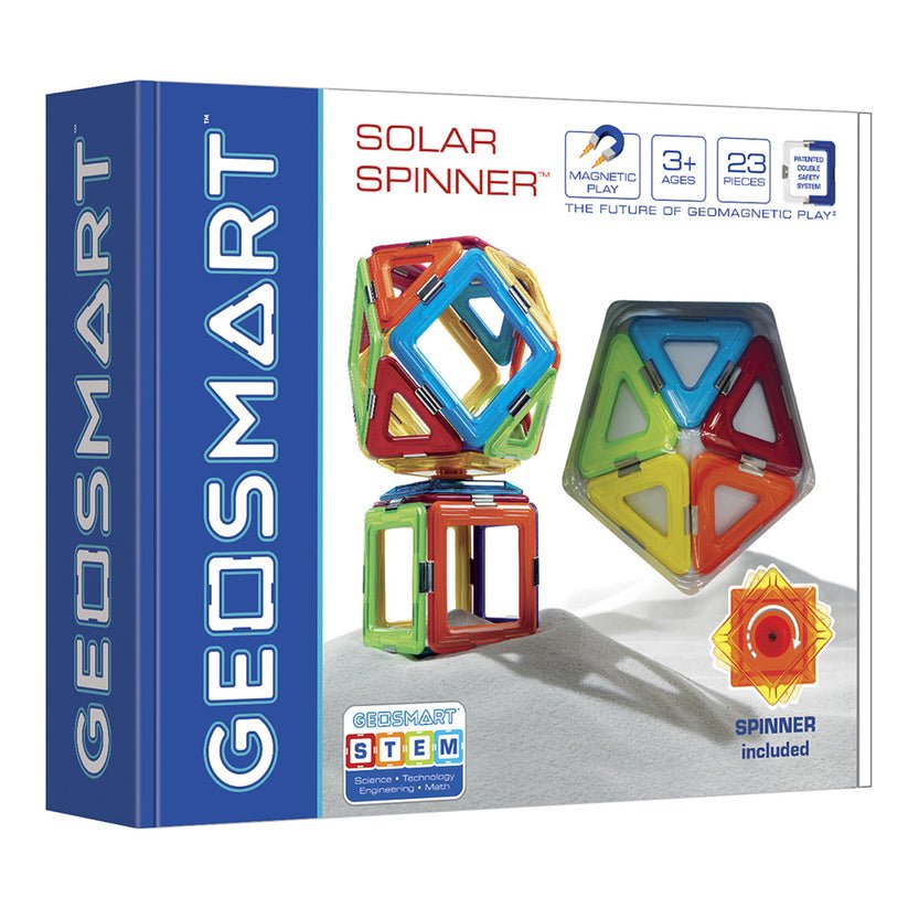 Joc magnetic Geo Smart, Solar Spinner, Rotor solar, 23 piese, Smart Games - Publisol.ro
