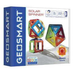 Joc magnetic Geo Smart, Solar Spinner, Rotor solar, 23 piese, Smart Games - Publisol.ro