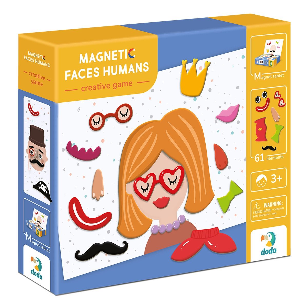 Joc magnetic, Personaje amuzante, Dodo Toys - Publisol.ro