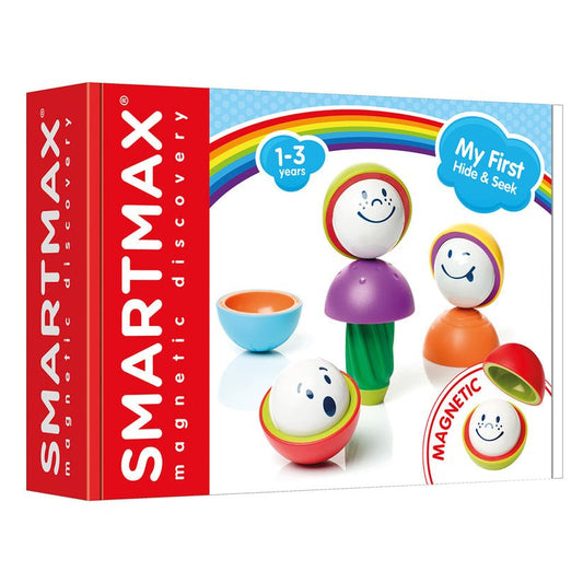 Joc magnetic Smart Max, My First Hide & Seek, Primul meu set cauta si gaseste, 10 piese, Smart Games - Publisol.ro