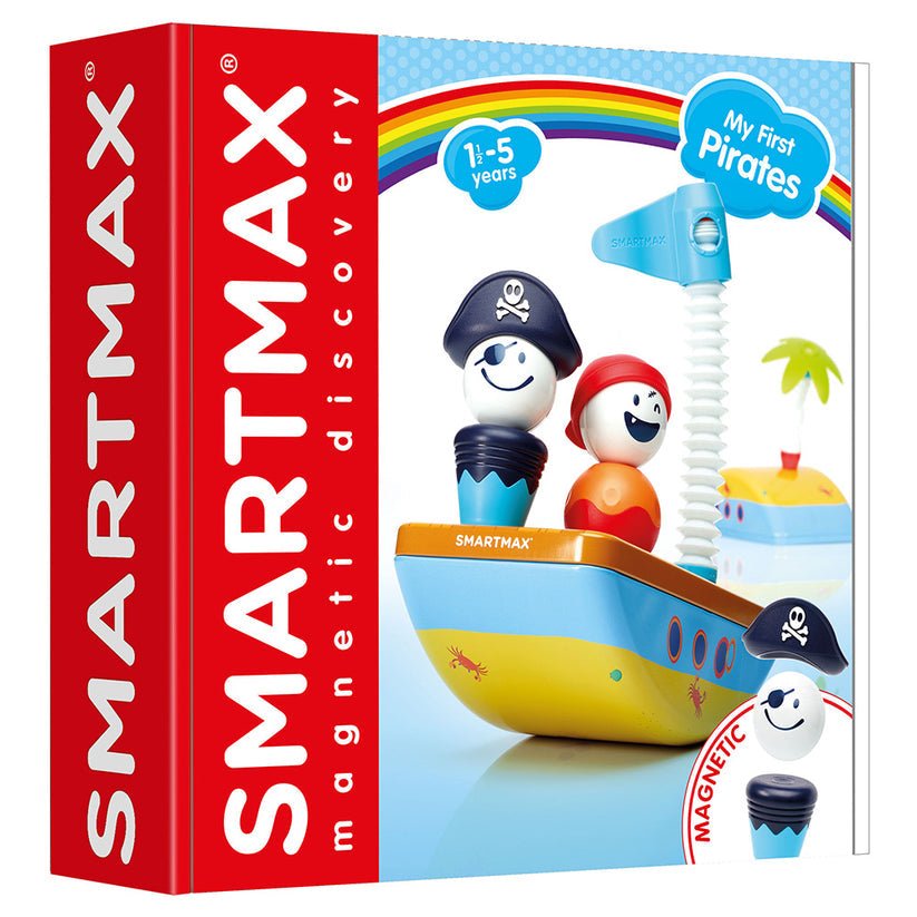 Joc magnetic Smart Max, My First Pirates, Primii mei Pirati, 10 piese, Smart Games - Publisol.ro