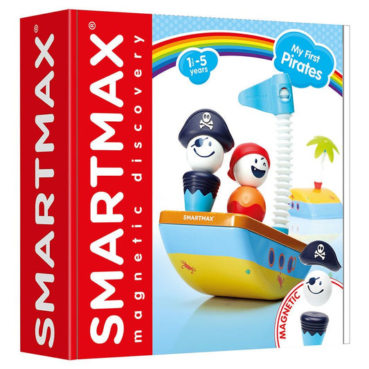 Joc magnetic Smart Max, My First Pirates, Primii mei Pirati, 10 piese, Smart Games - Publisol.ro