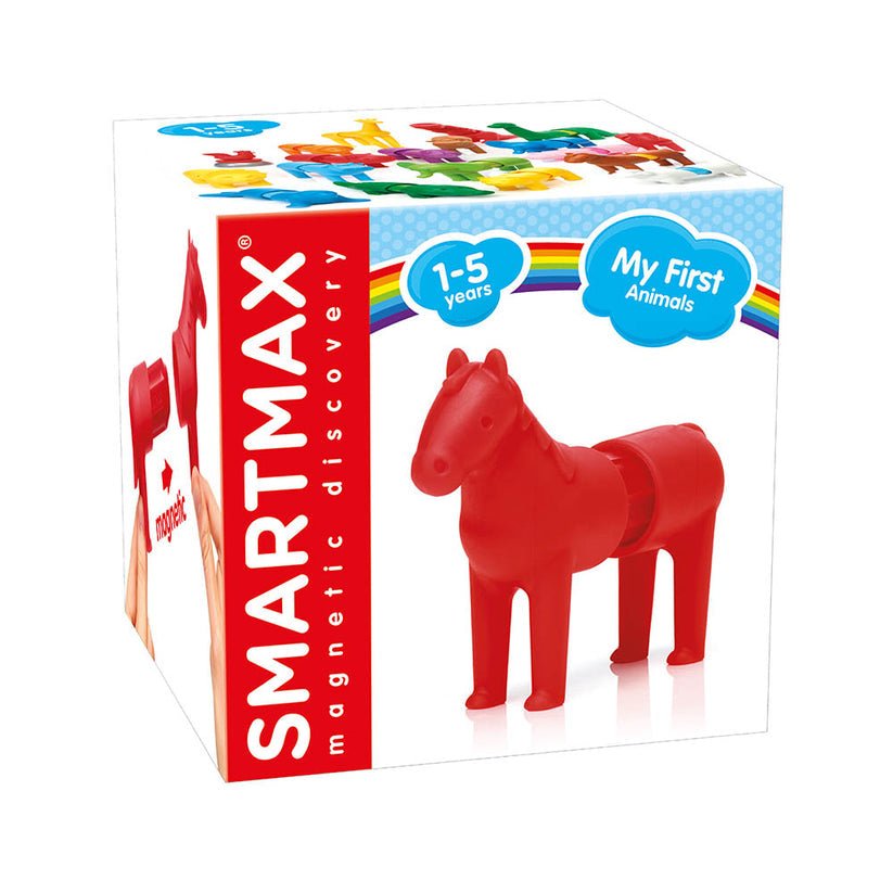 Joc magnetic Smart Max, My First Safari Animals, Calul, 3 piese, Smart Games - Publisol.ro