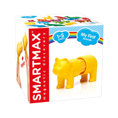 Joc magnetic Smart Max, My First Safari Animals, Ursul, 3 piese, Smart Games - Publisol.ro