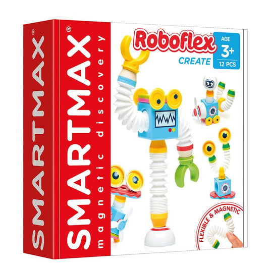 Joc magnetic Smart Max, Roboflex, Robotul flexibil, 12 piese, Smart Games - Publisol.ro
