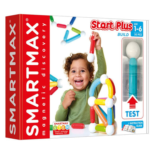 Joc magnetic Smart Max, Start +, Setul incepatorilor plus, 30 piese, Smart Games - Publisol.ro