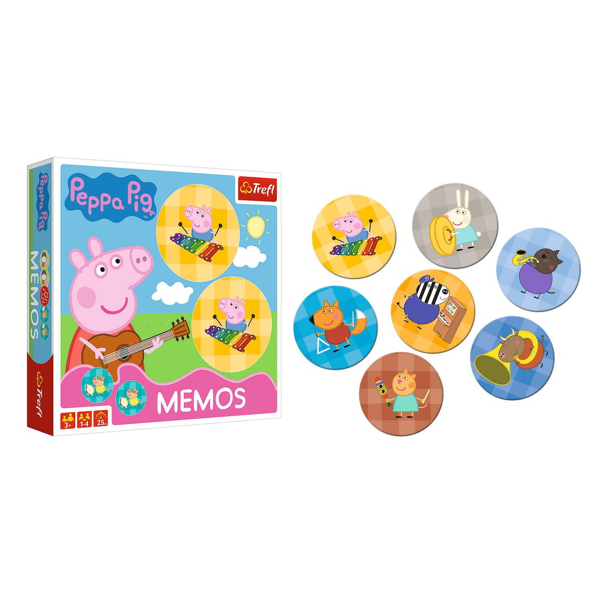 Joc memo peppa pig, Trefl - Publisol.ro