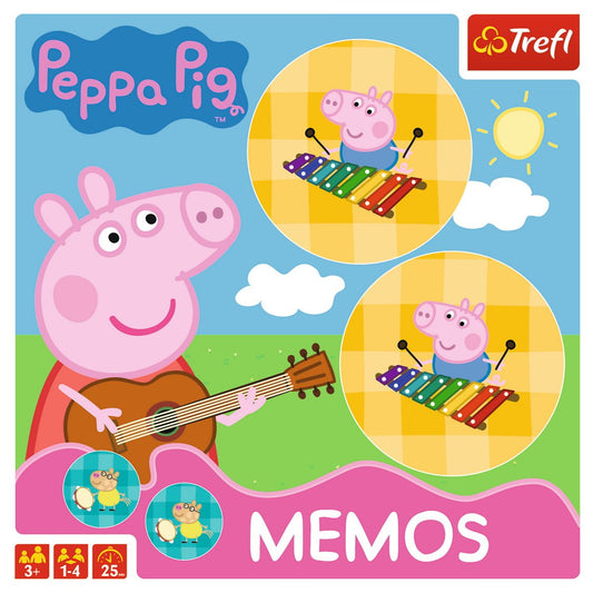 Joc memo peppa pig, Trefl - Publisol.ro