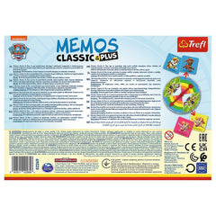 Joc memos classic plus patrula catelusilor, Trefl - Publisol.ro