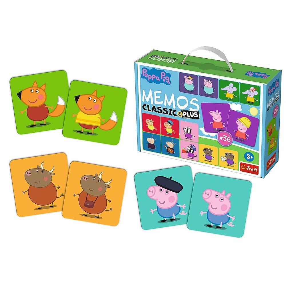 Joc memos classic plus peppa pig, Trefl - Publisol.ro