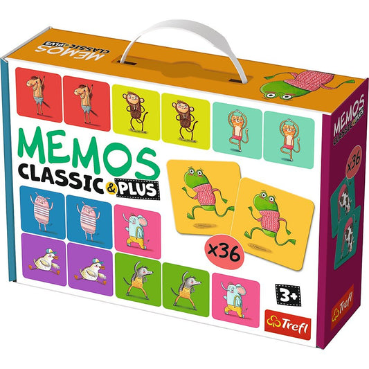 Joc memos classic plus sa ne miscam, Trefl - Publisol.ro
