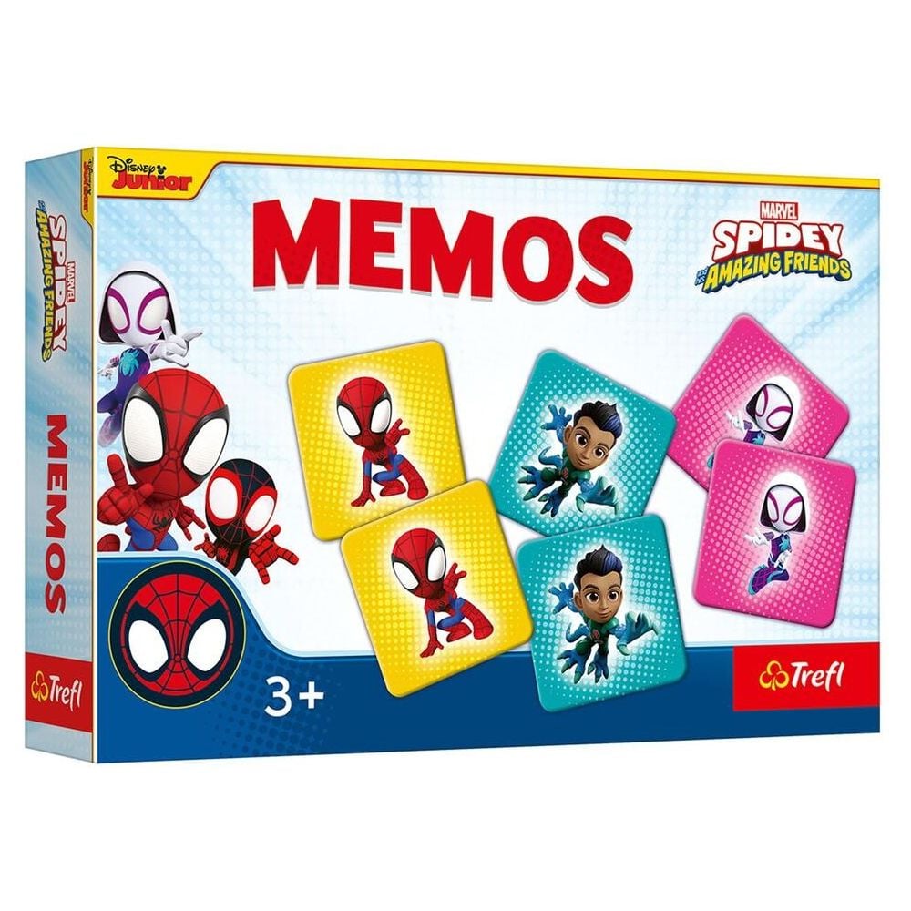 Joc memos marvel mini box spiderman si prietenii, Trefl - Publisol.ro