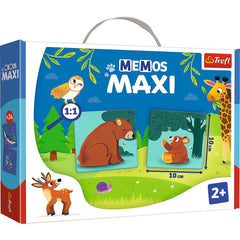 Joc memos maxi animale parinti si copii, Trefl - Publisol.ro