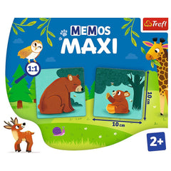 Joc memos maxi animale parinti si copii, Trefl - Publisol.ro