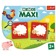 Joc memos maxi ferma dragalasa, Trefl - Publisol.ro