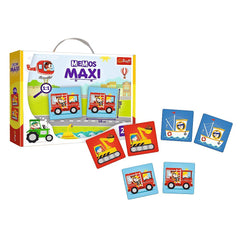 Joc memos maxi vehicule, Trefl - Publisol.ro
