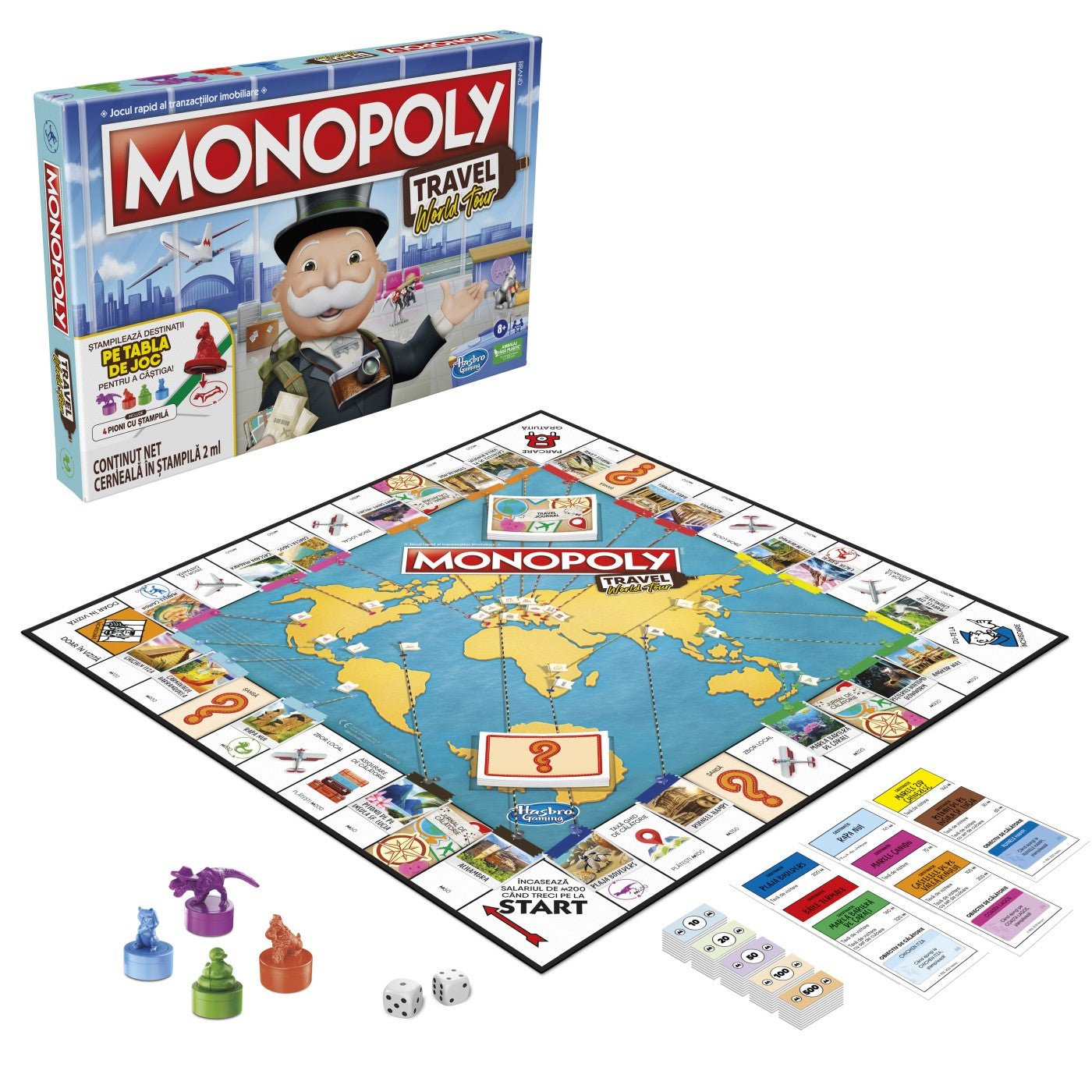Joc monopoly calatoreste in jurul lumii - Publisol.ro