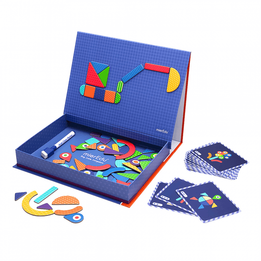 Joc puzzle magnetic de arta si asociere - Forme - mierEdu - Publisol.ro