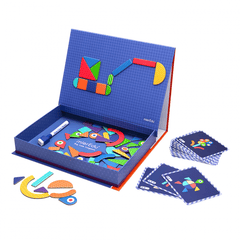 Joc puzzle magnetic de arta si asociere - Forme - mierEdu - Publisol.ro