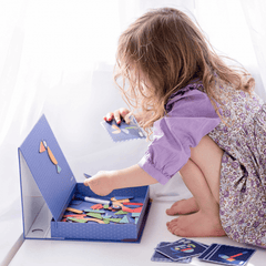 Joc puzzle magnetic de arta si asociere - Forme - mierEdu - Publisol.ro