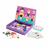 Joc puzzle magnetic de arta si asociere - Imbracaminte - mierEdu