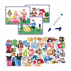 Joc puzzle magnetic de arta si asociere - Povesti - mierEdu