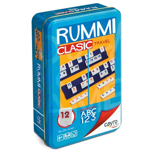 Joc Rummy travel Cayro, remi clasic in cutie metalica pt. calatorii, Cayro - Publisol.ro