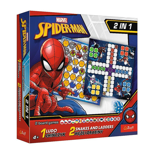Joc spiderman 2in1 ludo si serpisori scari, Trefl - Publisol.ro